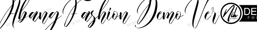 AbangFashion DemoVer字体转换